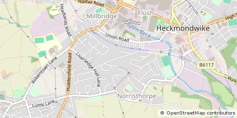 Map of Liversedge