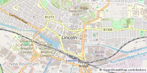 Map of Lincoln