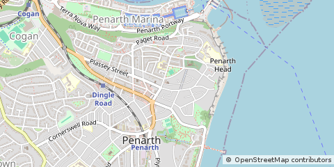 Map of Penarth