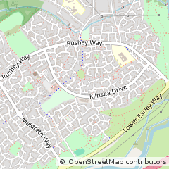 Map of Reading, Berkshire