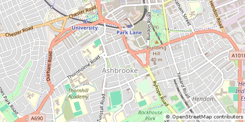 Map of Sunderland