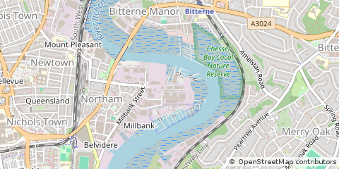 Map of Southampton