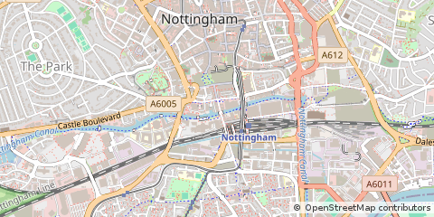 Map of Nottingham
