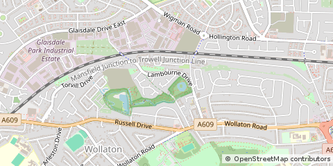 Map of Nottingham