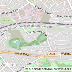 Map of Nottingham