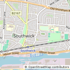 Map of Brighton, West Sussex
