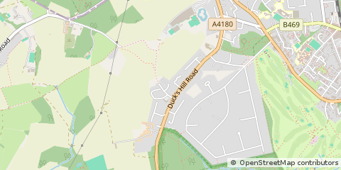 Map of Northwood, Middlesex