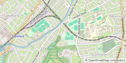 Map of Edinburgh, Midlothian