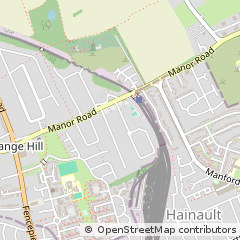 Map of Chigwell, Essex