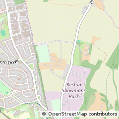 Map of Keston, Kent