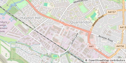 Map of Aylesbury, Bucks