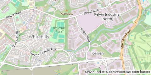 Map of East Kilbride