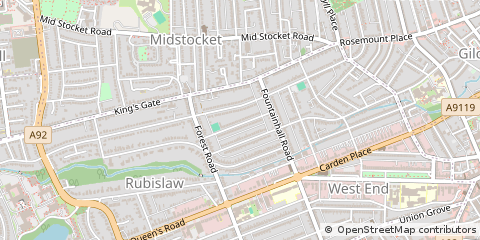 Map of Aberdeen