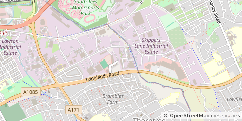 Map of Middlesbrough