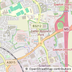 Map of Exeter, Devon
