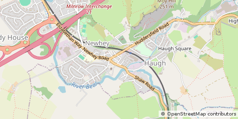 Map of Rochdale