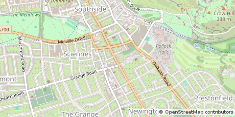 Map of Edinburgh, Midlothian