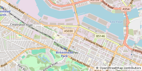 Map of Merseyside
