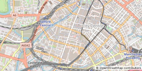 Map of Manchester