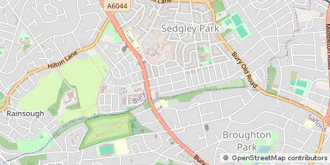 Map of Manchester