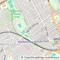 Map of Whitley BAY