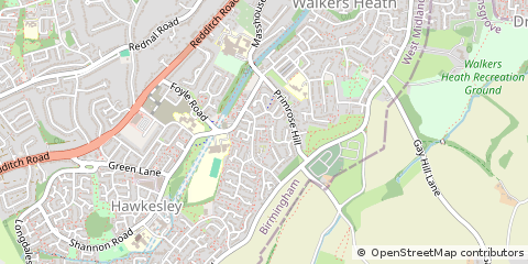 Map of Birmingham
