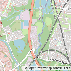 Map of Aldershot, Hampshire
