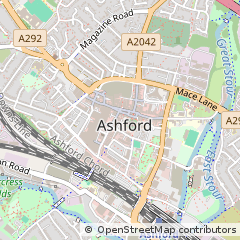 Map of Ashford, Kent