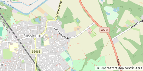 Map of Doncaster