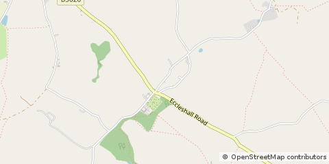 Map of NR Eccleshall, Staffordshire