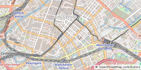 Map of Manchester