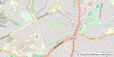 Map of Nottingham