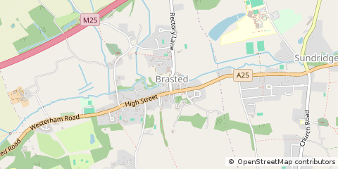 Map of Westerham, Kent