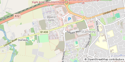 Map of Colchester, Essex