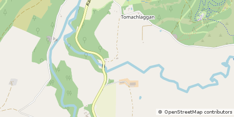 Map of Ballindalloch, Inverness-shire