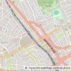 Map of London, Kensington