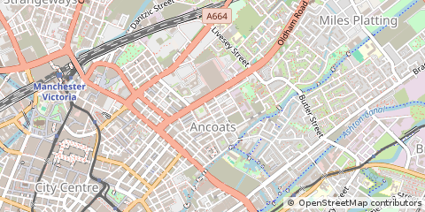 Map of Manchester