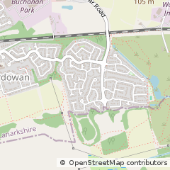 Map of Glasgow, Lanarkshire
