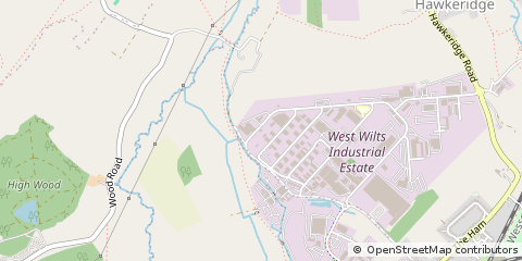Map of Westbury, Wilts