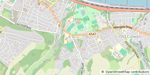 Map of Colwyn BAY