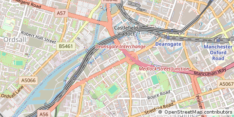 Map of Manchester