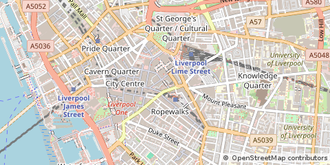 Map of Liverpool