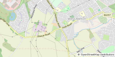Map of Rotherham, South Yorkshire