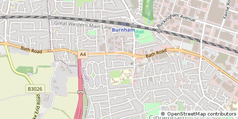 Map of Slough