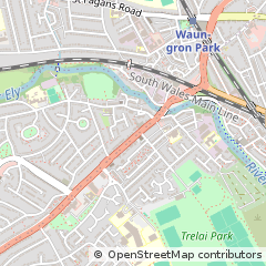 Map of Cardiff