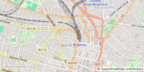 Map of Brighton