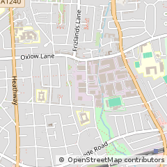 Map of Dagenham, Essex