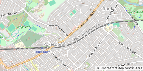 Map of Bournemouth