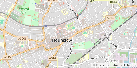 Map of Hounslow