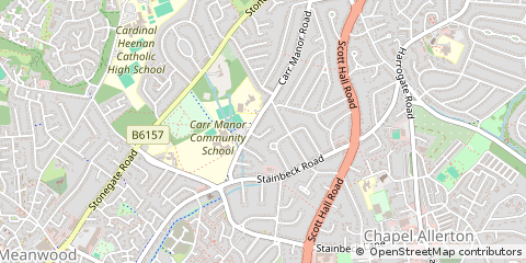 Map of Leeds
